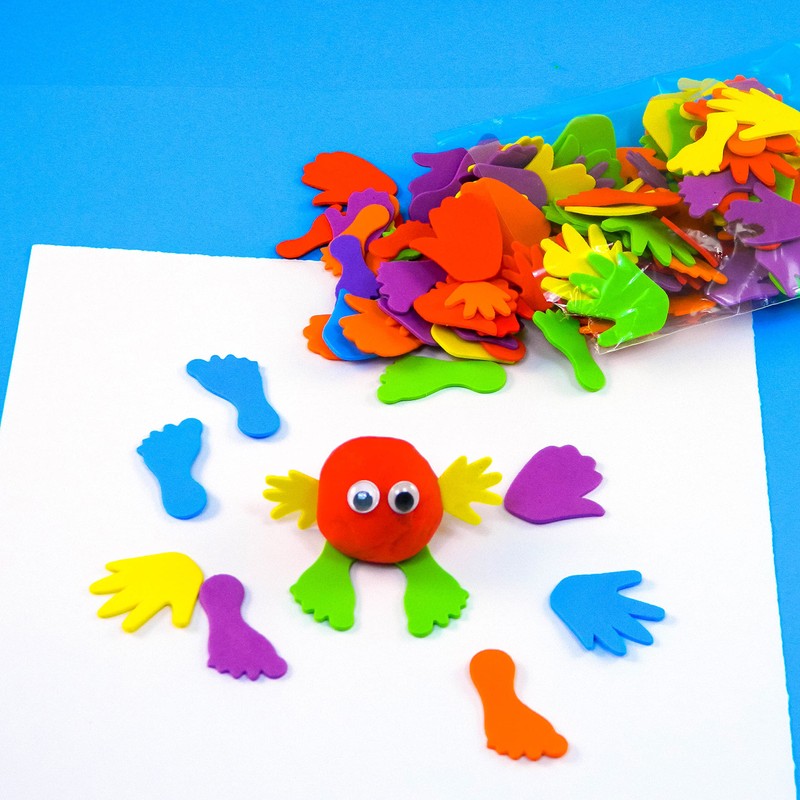 Anthony Peters AP/372/HFF Foam Hands and Feet Shapes-Pack of 150