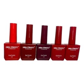 Gama Miss Cherry 5pz Gel Semi Uvled 12ml Gama A Elegir                                                                                                