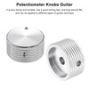MECCANIXITY Aluminium Potentiometer Knobs 1/4"x1.2", Universal Top Hat Knobs Volume
