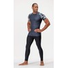 DEVOPS 2~3 Pack Men's Athletic Short Sleeve Compression Shirts