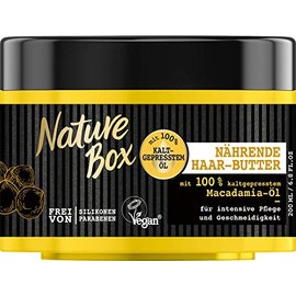 NATURE BOX Kur-Tiegel Macadamia-Ãl NÃ¤hrende Haar-Butter, 3er Pack (3 x 200 ml)
