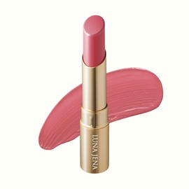 Lunagena Perfect Color Rouge (Lipstick), Difficult to Fall Off, Color Development As Seen and Easy to Paint (Pink Beige)