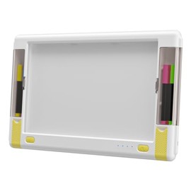 LED Drawing Board with 9 Color Light Modes, Rechargeable Neon Art Light Up Writing Tablet Tracing Pad with Stand & Magnetic Dry Erase Board for Kids, Sketching Gift Toy for Teens, 7 Markers