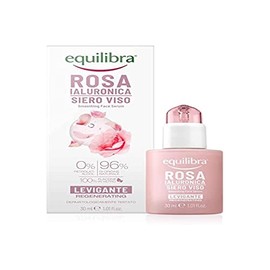 Equilibra Gesicht, Hyaluron-Rose, Schleif- und Samtserum, basierend auf Damaszene Rose-Extrakt, HyaluronsÃ¤ure, Vitamin C und pflanzliche Keramiden, 30 ml