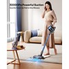 WLUPEL Cordless Vacuum Cleaner,30KPA 400W Stick Vacuum with Max to