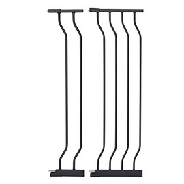 Extension for COMOMY Gate with Adjustable Cat Door, 4.7 +9.4", Black