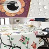 ANRO Oilcloth tablecloth, wax tablecloth, washable garden tablecloth, round, oval,