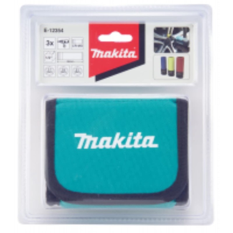Makita E-12354 3 Piece Deep Wheel Nut Socket Set