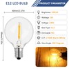 Caldarax 10 Stck E12 G40 1W LED Lampen, Ersatz 7W