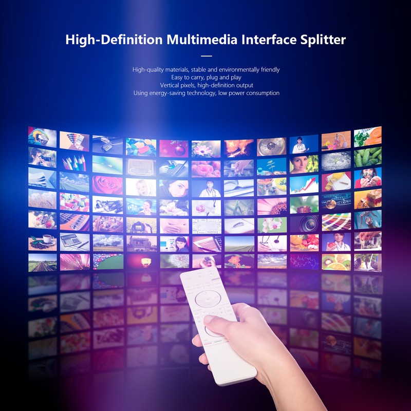 HighDefinition Multimedia Interface Splitter 1080P 1 in 2 Out 4K