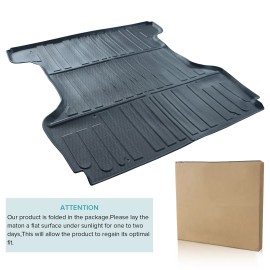 Aftermarket Products Truck Bed Mat For 2007-2021 Toyota Tundra 5.6FT Bed TPE Rubber Liners Waterproof