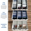 Trading Card Storage Box, Top Loaders Storage Box with 40