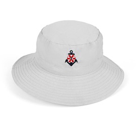 Baby Sun Hat Anchor UPF 50+ Sun Protective Child Summer Bucket Hat Embroidery Beach hat for Boys Girls 3-7 Years