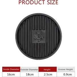 Plunger Tray Plunger Mat Plunger Holder Universal Toilet Plunger Holder Drip Tray Plunger Mat Air Drying Mat for Toilet PlungerWicks Water from Plunger and Dries Quickly for Kitchens & Bathrooms