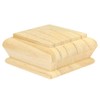 Pine Pyramid Newel Cap 90mm Full – Square Cap for