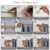 Lwiiom Brass Double Curtain Rods 72 to 144 Inches (6-12