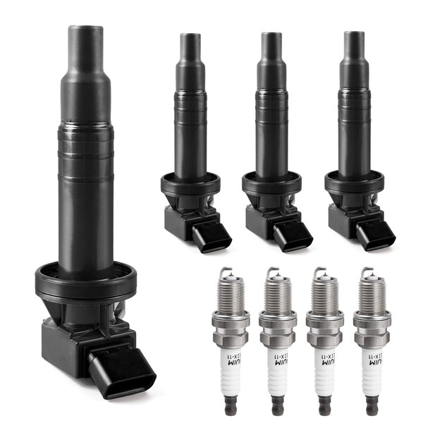 Ignition Coil Pack Spark Plugs Kit fit for 1.8 L4