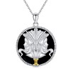 Twoowl Gemini Necklace 925 Sterling Silver Constellation Pendant Necklace Zodiac