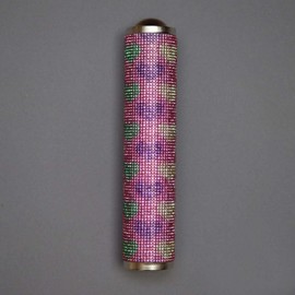 ZEALMAX Multicolor Glass Real Scenes Kaleidoscope, Handmade Kaleidoscope Classic Nostalgic Toy for Kids Adults, Colorful Diamond Style