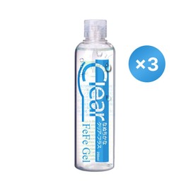 Clear Pepe Transparent Case One-Touch Cap Body Massage Gel, 250ml, 3 Pieces / 클리어페페 투명케이스 원터치 캡 바디마사지젤, 250ml, 3개