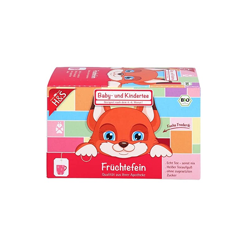 H&S Organic Baby and Children's Tea Fr Fine Filter Bag,