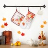 Arquiel Fall Mapel Leaf Oven Mitts and Pot Holders Sets