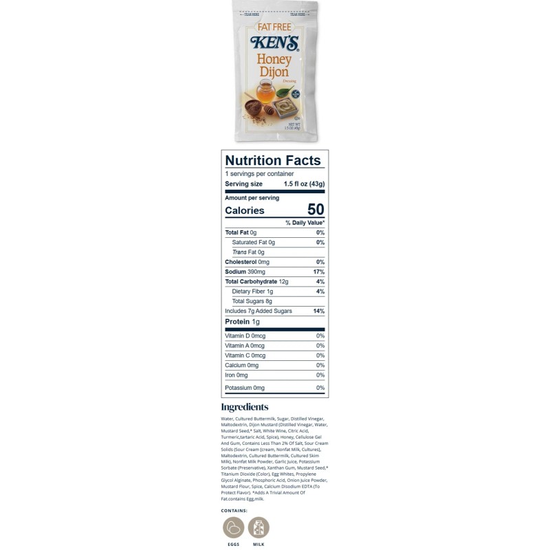 Arthur Nicolas 20 Count | Fat-Free Honey Dijon Salad Dressing