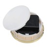 HILLHOME Mini Quartz Clock Insert 3-1/8 Inch (80 mm) Round