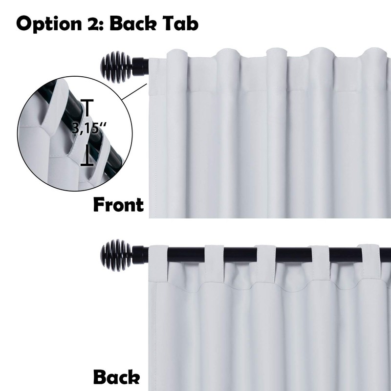 DWCN Patio Sliding Door Curtains - Extra Wide Curtains for