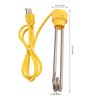 1000W Portable Stainless Steel Immersion Water Heater for Heating Coffee