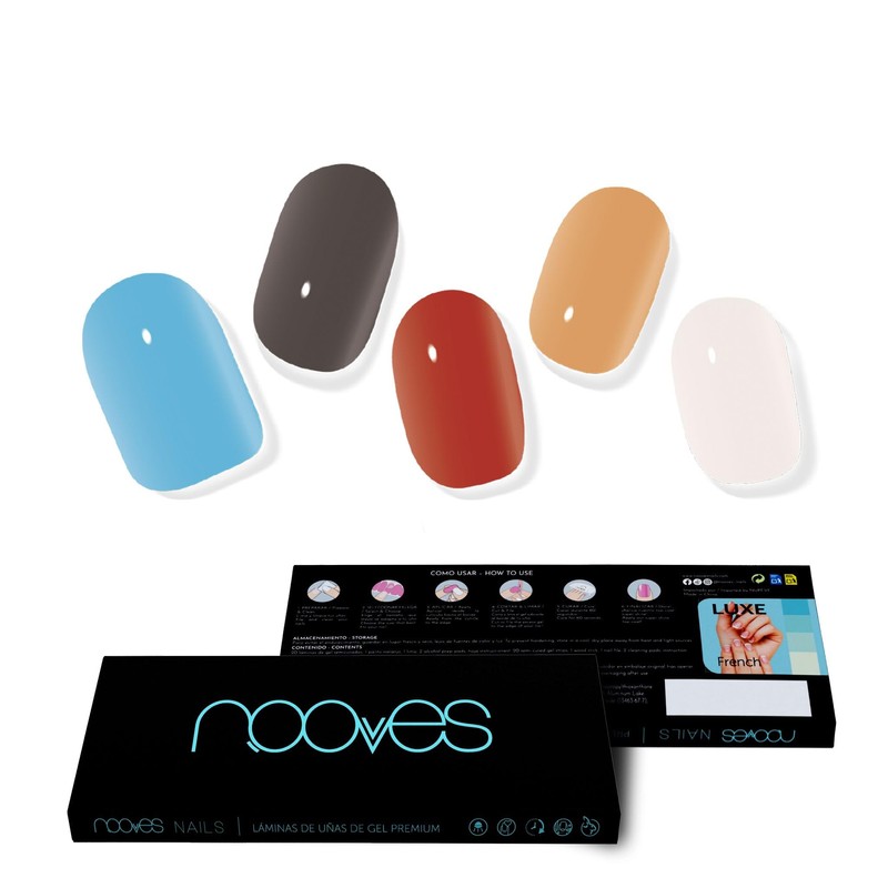 NOOVES NAILS Premium Precurry Gel Nail Wraps - Melody |
