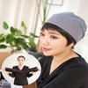 Wig Women's partial wig Hat wig Easy Velcro band wig,