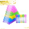 Outanaya 100pcs Lip Balm Tubes with Caps Reusable Lipstick Containers