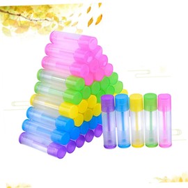 Outanaya 100pcs Lip Balm Tubes with Caps Reusable Lipstick Containers for DIY Makeup Crafting and Homemade Lip Gloss Storage