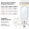 Unbranded 4-Light Modern Vanity Light Over Mirror, Wall Sconces with