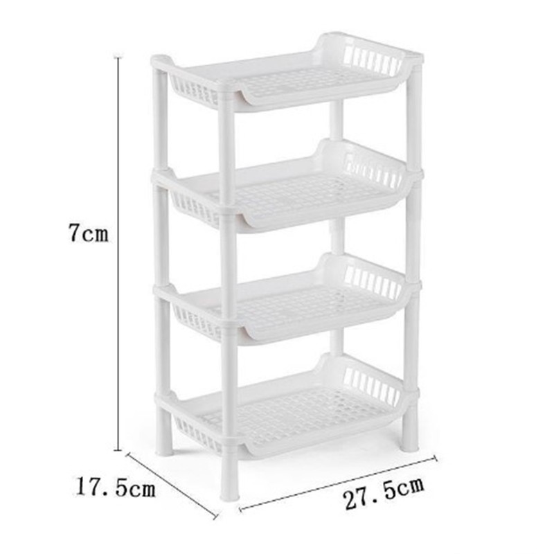 Kitchen Spice Rack Multipurpose 4 Tier Large Capacity Standing Storage