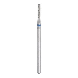 sourcing map 120-140 Grits Diamond Grinding Bit 1.6mm Cylinder Head 2.35mm Shank 8mm Length Stone Sanding Drill Bits Rotary Tool for Ceramic Glass Nails Grinding Polishing
