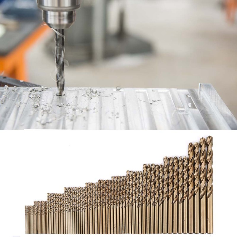 74pc M35 Cobalt Drill Bit Set HSS-CO Twist Drills Bit