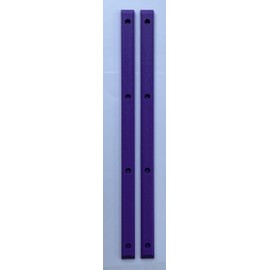 Century Skate Shop Skateboard Rails Old School Plastic with Mounting Screws (Purple), Standard