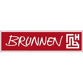 Brunnen Brunnen 104052524 Hefthülle / Heftumschlag (A5, Folie, mit Namensschild) hochrot