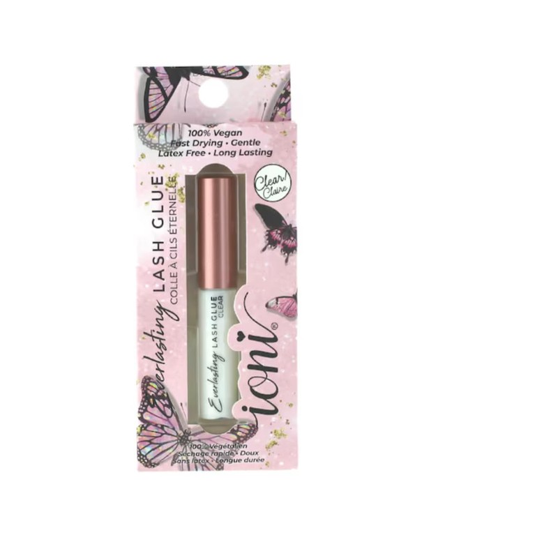 ioni Everlasting LASH Glue 100% Vegan (Black, Clear) Package May