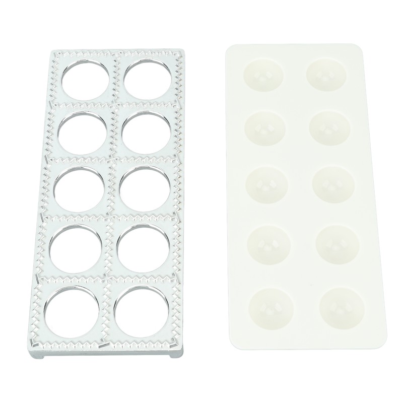 Ravioli Maker Press 10 Holes Iron ABS Durable Square Ravioli