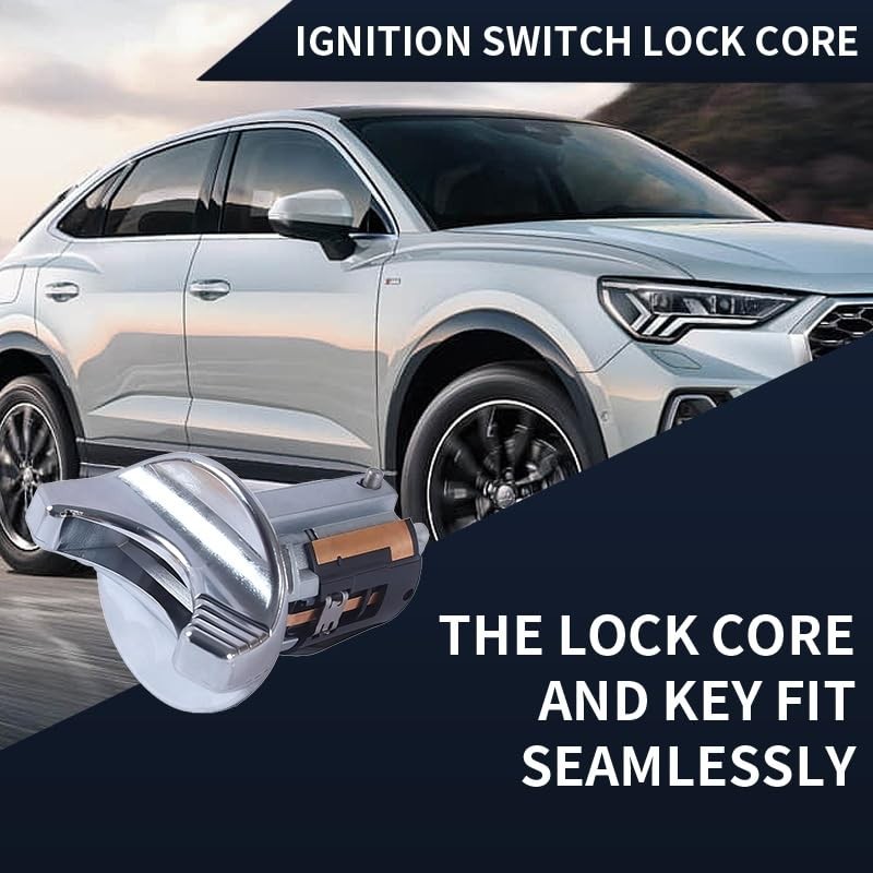 Ignition switch lock cylinder with key, Compatible with Ford 1993-1996
