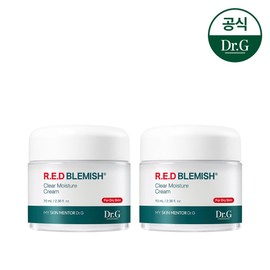 Dr.G (Hyundai Hmall) [Dr. G] Red Blemish Clear Moisture Cream 70ml 1+1 / (현대Hmall) [닥터지] 레드 블레미쉬 클리어 모이스처 크림 70ml 1+1