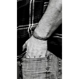 Jonnys Jewelry Dragon Bracelet – 999 Silver Bracelet for Women and Men – Universal Size Bangle Bracelet for Everyday Wear, Special Occasions – Unique Design Phoenix Jewelry for Women, Men