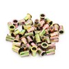 Zinc Plated Carbon Steel Rivet Nut Flat Head Insert Nut
