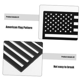 Mobestech 1 Pair American Flag Decal for Trucks Suvs Cars Sturdy Outdoor Use Sticker