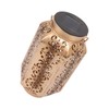 LED Solar Lantern Waterproof Hanging Metal Lamps Small Hexagonal Lantern