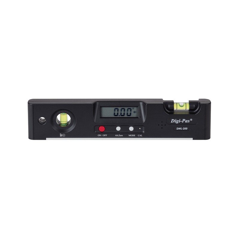 Digi-Pas DWL200 Electronic Torpedo Level, Protractor, Angle Gauge, Angle Finder,
