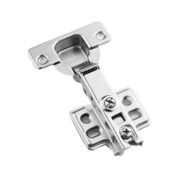 2pcs 35mm Full Overlay Face Frame Mounting Concealed Hinges, Kitchen Cabinet Door Hinges Damper Cupboard Closet Door Hardware Furniture Accessories with Screw